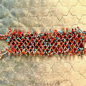 Bracelet Turquoise and Coral HANDMADE.